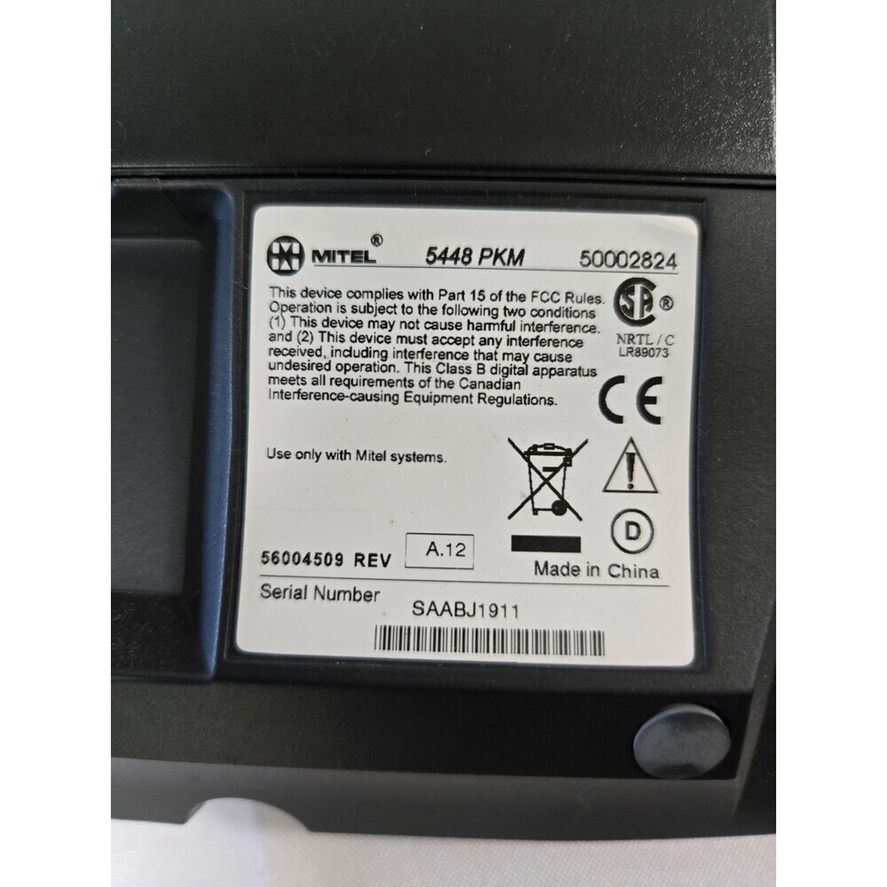 Mitel 5330e IP Phone & 5448 Programable Key Module - Picture 6 of 6